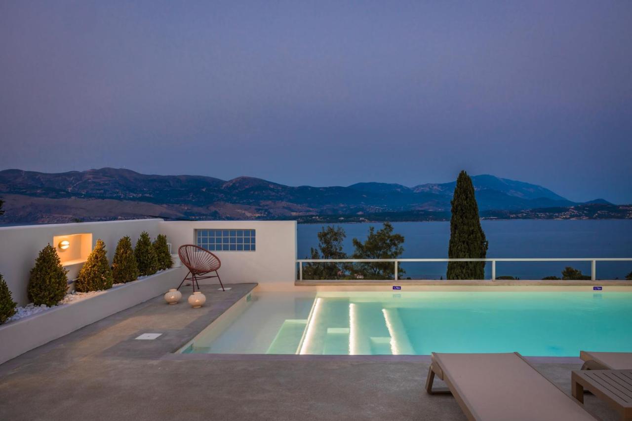 Villa Mirto - Iris Sunset Villas Lépedha エクステリア 写真