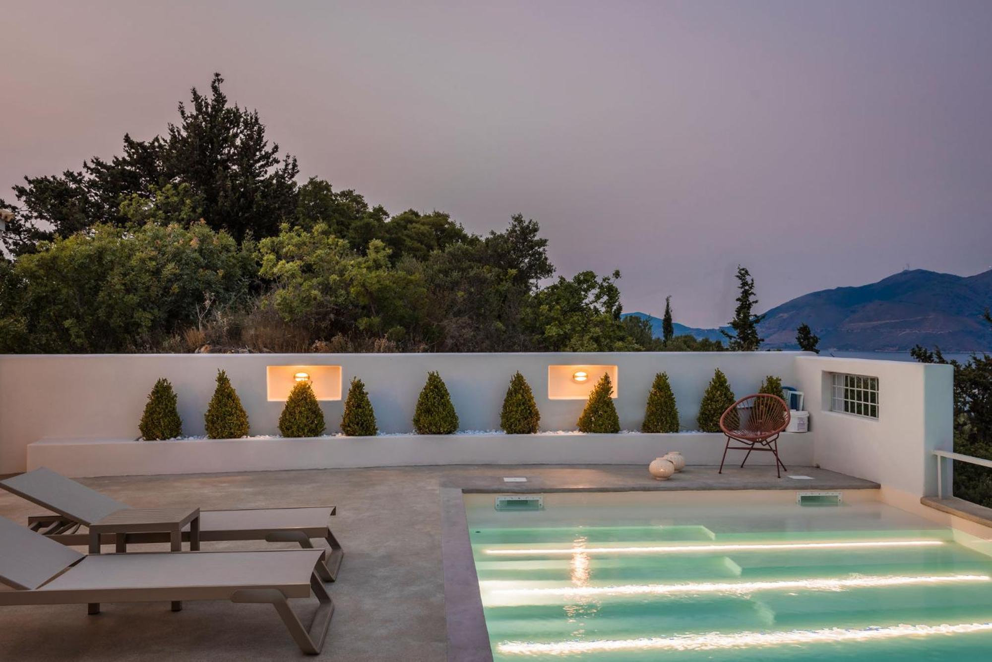 Villa Mirto - Iris Sunset Villas Lépedha エクステリア 写真