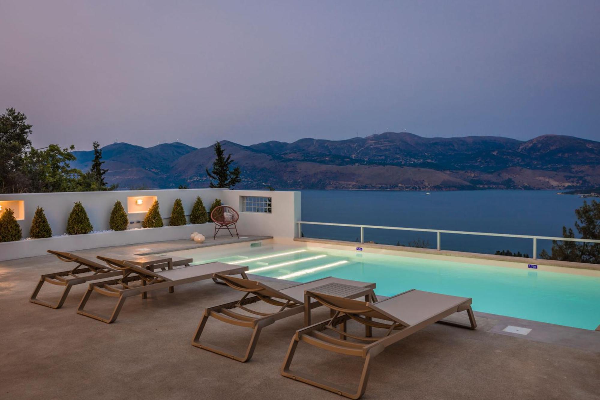 Villa Mirto - Iris Sunset Villas Lépedha エクステリア 写真