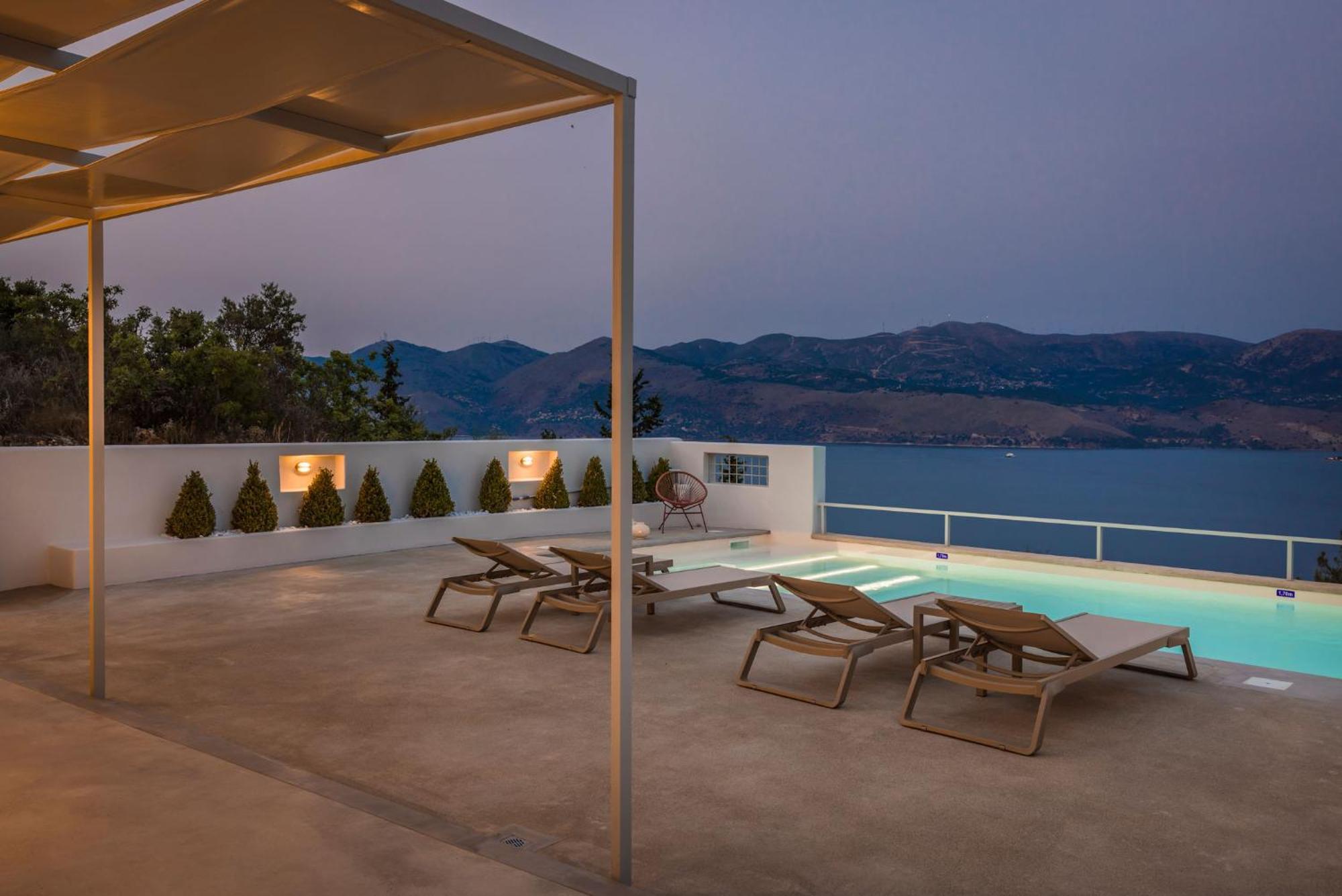 Villa Mirto - Iris Sunset Villas Lépedha エクステリア 写真